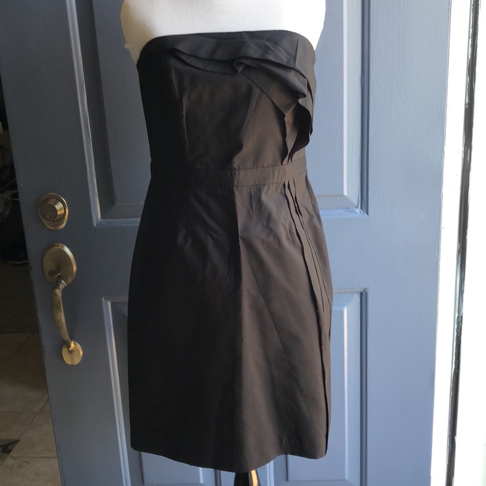 Loft Black Strapless Party Dress size 6